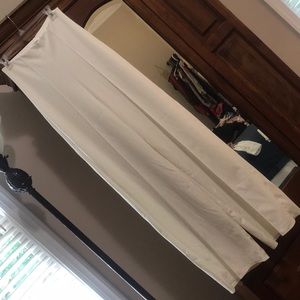 Super high wasted white trousers MISSGUIDED